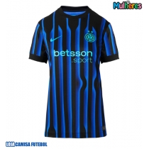 Camisa de Futebol Inter Milan Henrikh Mkhitaryan #22 Equipamento Principal Mulheres 2025-26 Manga Curta